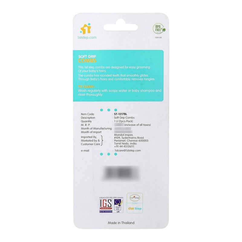 1st Step BPA Free Comb Set (Blue) - Image 4