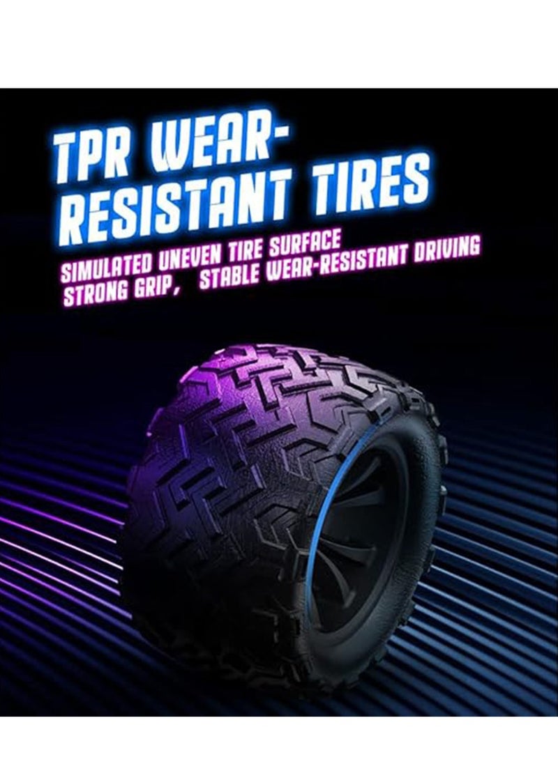 إكستريم سيارة تحكم عن بعد XTREME SPEED 9002E بمقياس 1/14 - سرعة عالية 40 كم/س، دفع رباعي 4WD، محرك براشلس، مقاومة للماء، سيارة سباق لجميع التضاريس للكبار والهواة - مع صدمات معدنية وإطارات مضادة للانزلاق وعواكس مزدوجة  - Image 3