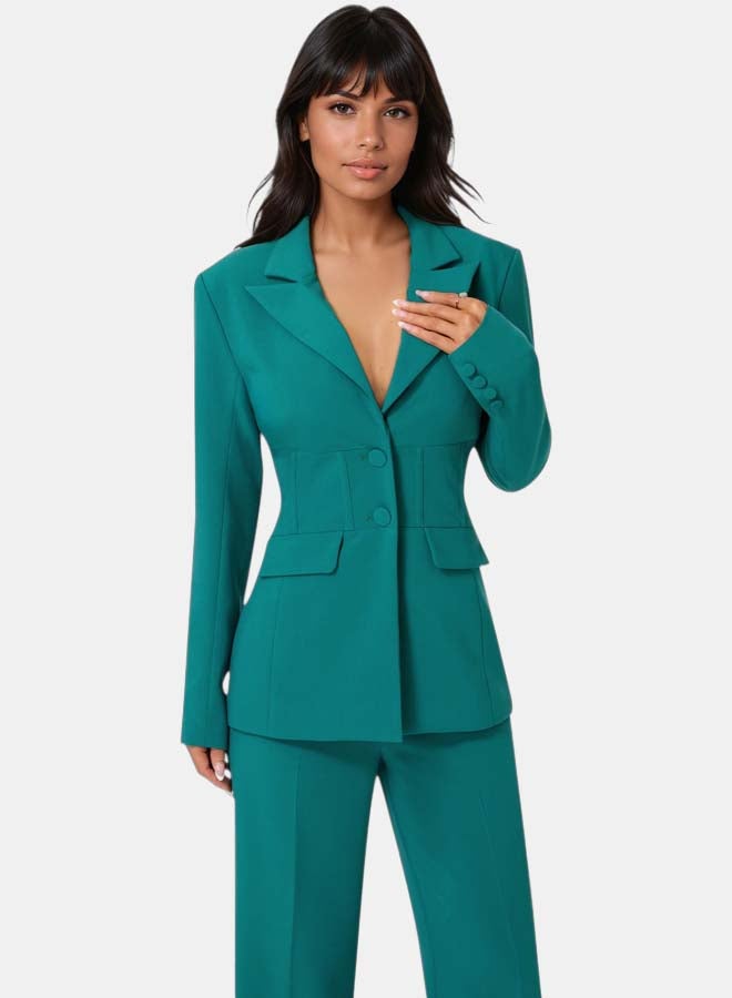 bebe Tailored Hourglass Blazer - Image 1