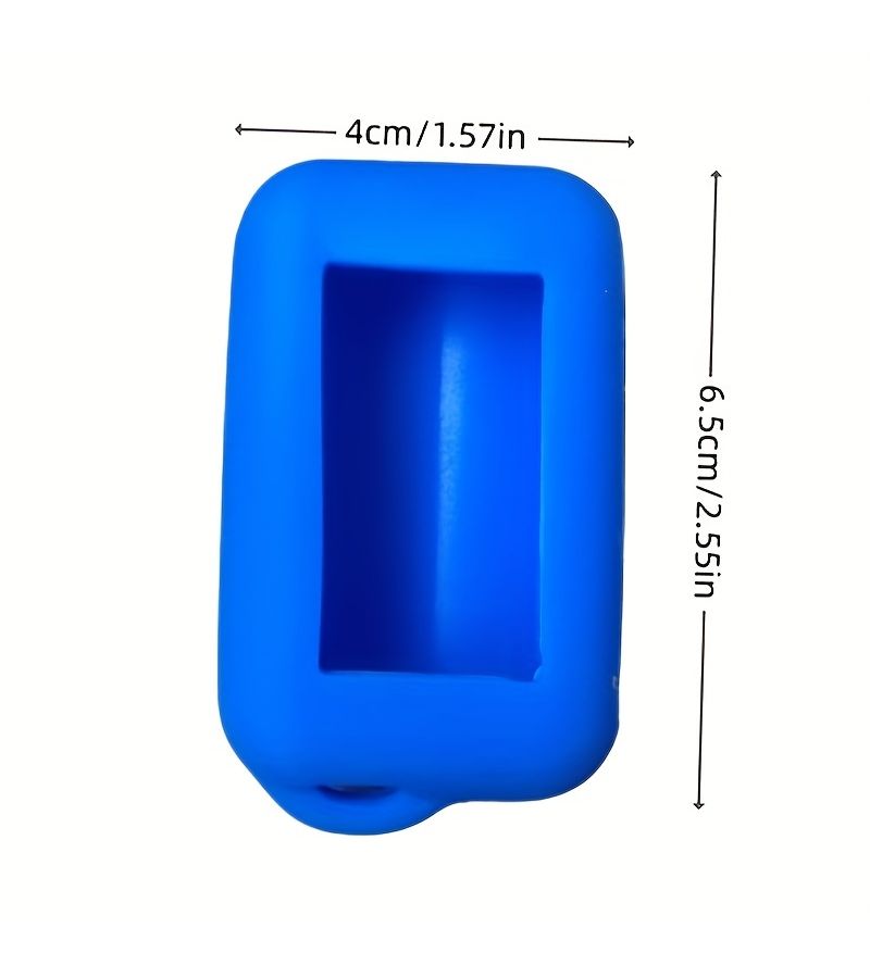 Silicone Car Key Case Cover Anti Theft LCD Remote Control Key Protector Compatible With Starline E90 E60 E91 E61 E63 E65 E85 E92 E95 E96 Red 1 Piece - Image 2
