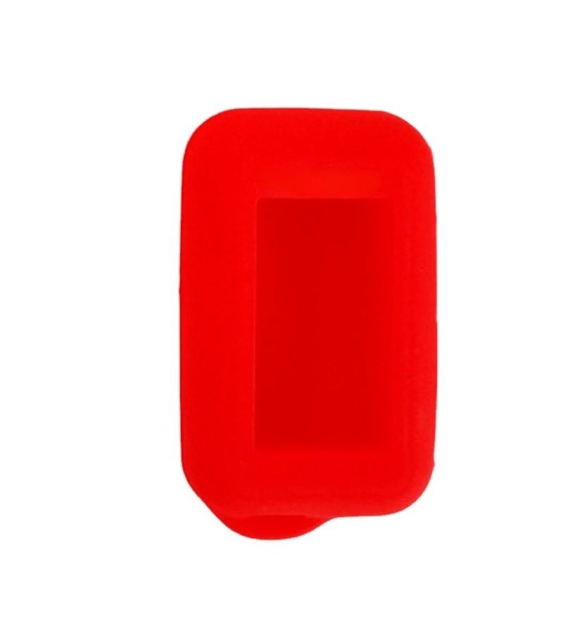 Silicone Car Key Case Cover Anti Theft LCD Remote Control Key Protector Compatible With Starline E90 E60 E91 E61 E63 E65 E85 E92 E95 E96 Red 1 Piece - Image 4