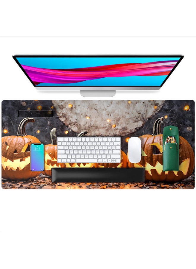 Generic - Drawing Making Leather Mouse Pad Special For L Notebook Mouse Pad Office Thickened Printed Logo-Color:80*40*0.2-Pattern:00-16 - Image 1
