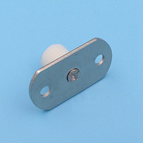 DEEKOUDT 4 Piece Sliding Barn Door Nylon Guide Wheel, Floor Guide Roller Bracket for Furniture Hardware, Moving and Aluminium Doors - Image 3