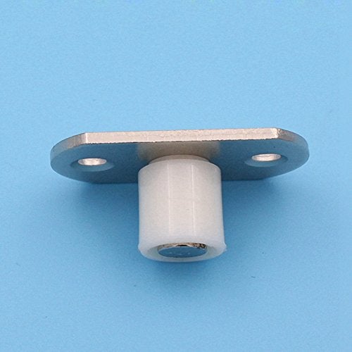 DEEKOUDT 4 Piece Sliding Barn Door Nylon Guide Wheel, Floor Guide Roller Bracket for Furniture Hardware, Moving and Aluminium Doors - Image 4