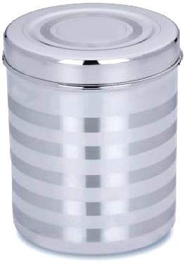 RJ kitchenware Store steel box Steel Deep Storage Box - 2 Kg, 1 Pieces, Silver kitchen Jars & Containers steel Dibba pack of single 2000ml - Image 1