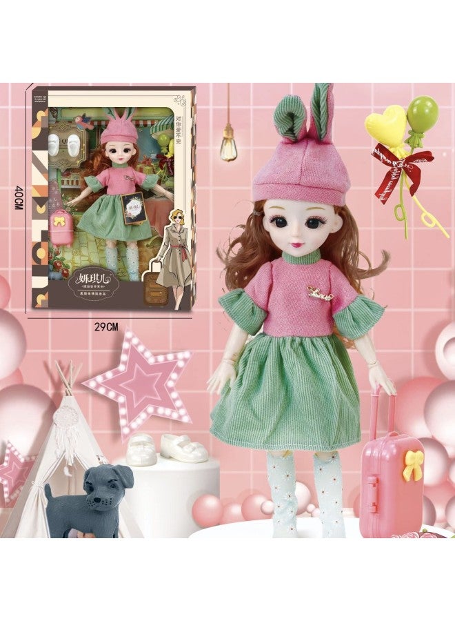 Babi Doll Gift Box Suit Simulation Princess Girl Children's Toy Agency Enrollment Gift Free Shipping-Color:125-116 Wedding Dress Doll - Image 5