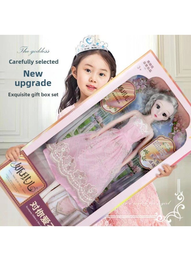 Babi Doll Gift Box Suit Simulation Princess Girl Children's Toy Agency Enrollment Gift Free Shipping-Color:125-116 Wedding Dress Doll - Image 4