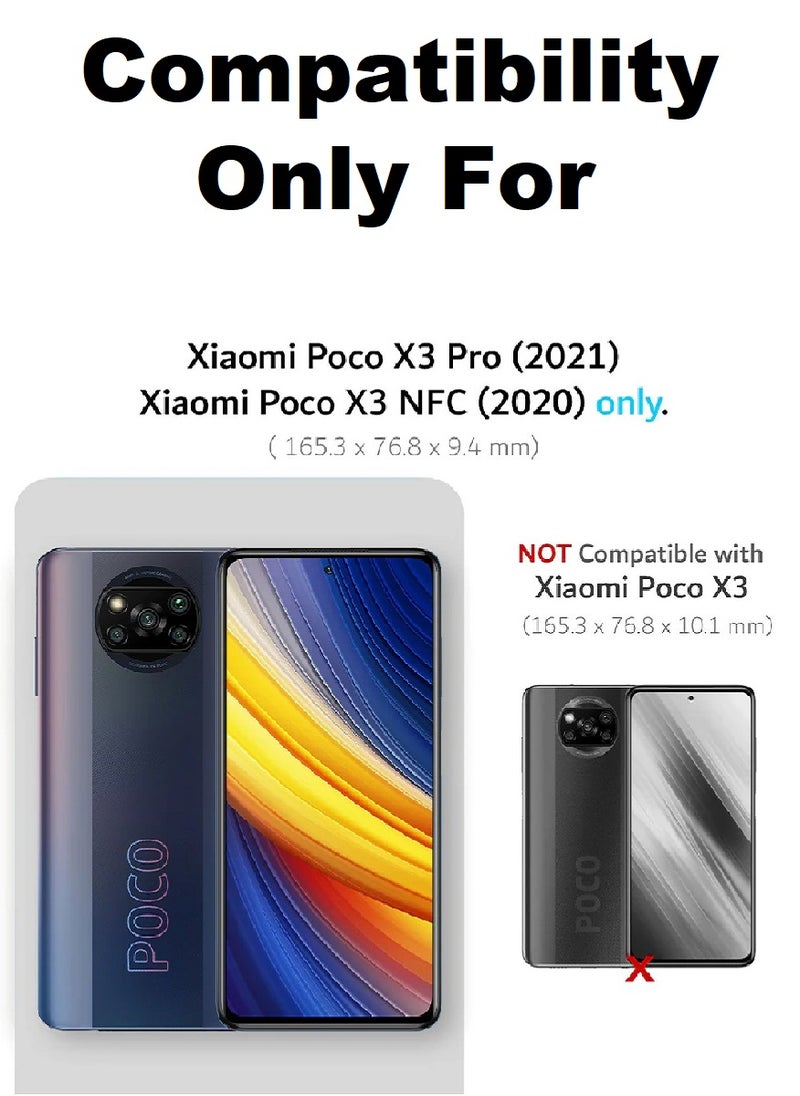Generic - 2 Pieces Tempered Glass Screen Protector Clear Designed For Xiaomi Poco X3 Pro Full Screen Coverage And Bubble Free - Image 1