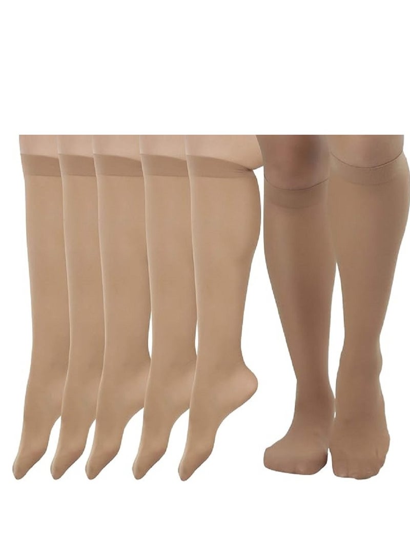 Women's Sheer Ankle Length Socks Set - 6 Pack combines comfort, quality and style!  - Image 1