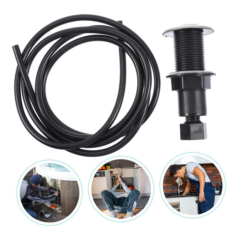 3 Pieces Air Activated Push Button For Food Waste Processor Stainless Steel Air Switch No Electricity Required - Image 5
