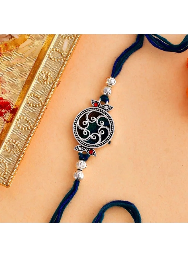 فويلا راخي مستوحى من ماندالا مطرز بالخرز