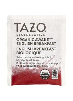 TAZO TAZO, Regenerative, Black Tea, Organic Awake, English Breakfast, 16 Tea Bags, 1.4 oz (40 g)  - Image 3