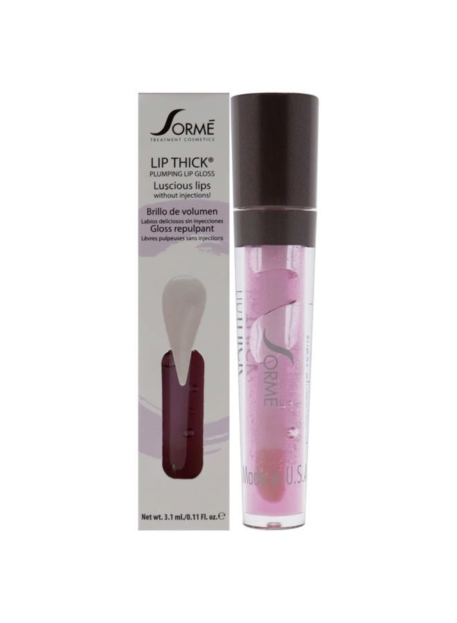 SORMÉ Sorme Cosmetics LipThick Plumping Gloss in Clear | Plumping Lip Gloss with Vitamins and Botanicals | Lip Plumping Gloss with Maxi-Lip Peptides | Cruelty-Free Lip Makeup - Image 1