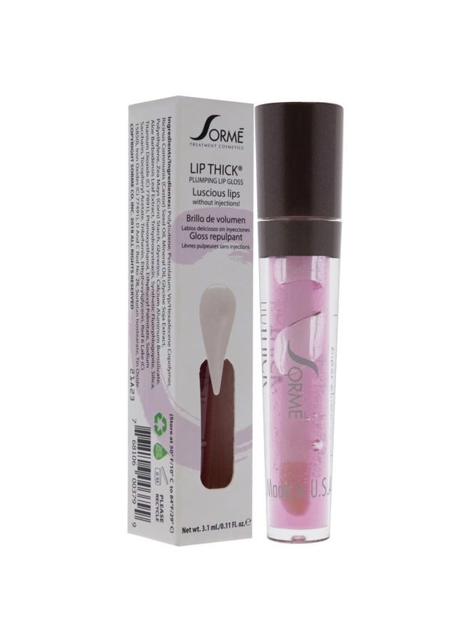 SORMÉ Sorme Cosmetics LipThick Plumping Gloss in Clear | Plumping Lip Gloss with Vitamins and Botanicals | Lip Plumping Gloss with Maxi-Lip Peptides | Cruelty-Free Lip Makeup - Image 3