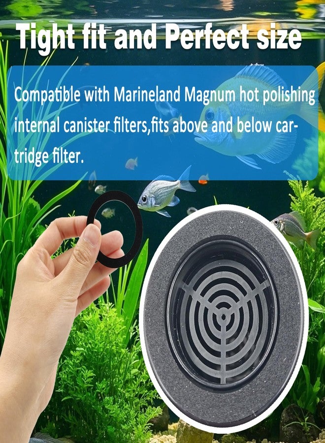 xcivi 4PCS Foam Rubber Gasket Replacements Compatible with MarineLand Magnum (ML90770) Polishing Internal Canister Filter Water Filter Gasket Repair - Image 5