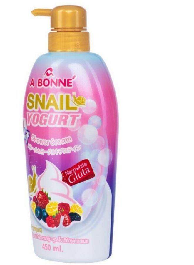 إيه بون غسول الجسم كريم زبادي الحلزون 450 مل - Image 2