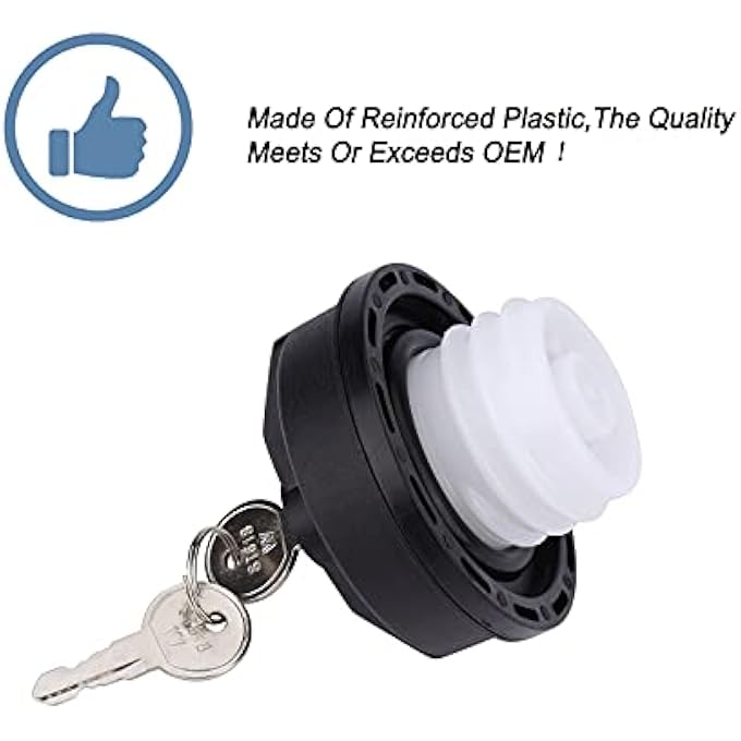 rayihni AUTO PARTS Locking Gas CapLocking Fuel CapCompatible With 4Runner FJ Cruiser Tacoma Tundra Acura Chevy Camaro CRV And MoreReplace  7730047020 10504 - Image 4