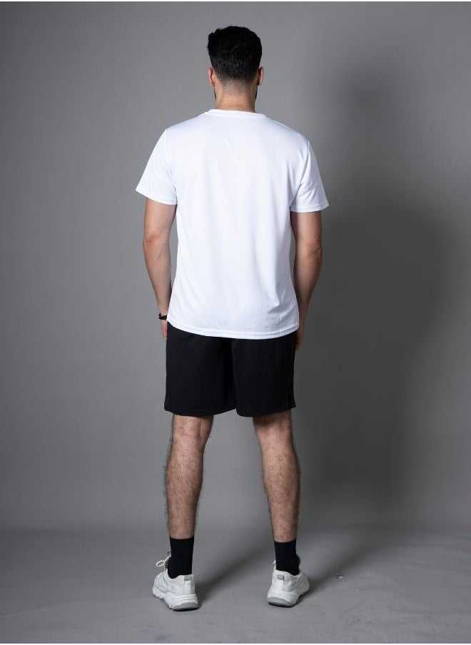 Mei Stylish - Men's Short and T-shirt Tracksuit Sports Suit Activewear Set - Image 1