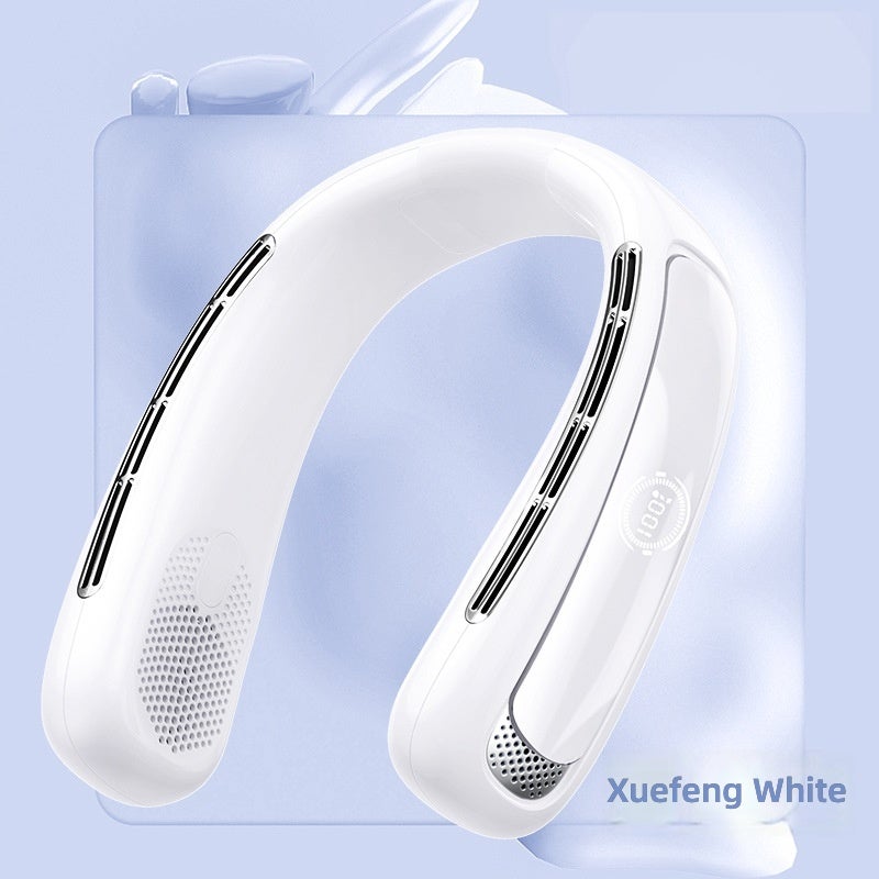New Neck-Hanging Fan - Portable Hands-Free Cooling for Outdoor     Sports - Image 1