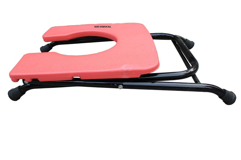 Kds Surgical Elderly Disabled Man And Pregnant Woman Iron Shower And Bathing Room Mobile Commode - Image 3