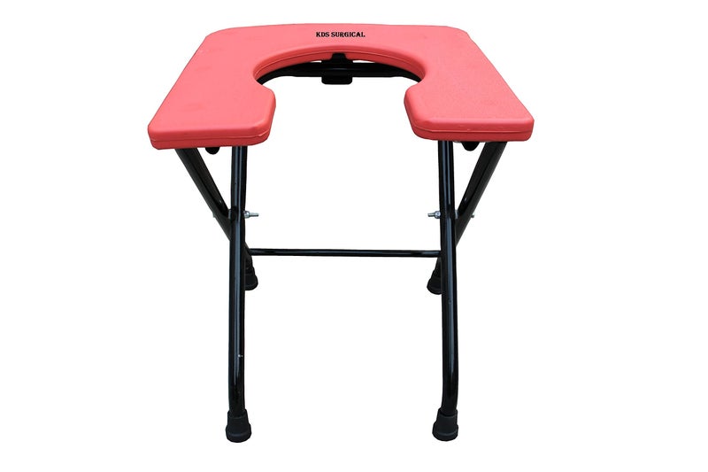 Kds Surgical Elderly Disabled Man And Pregnant Woman Iron Shower And Bathing Room Mobile Commode - Image 2