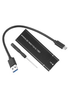 Generic USB 3.1 to M.2 NVME PCIe SSD Enclosure, NVME M-Key to Type C Adapter Case For nvme SSD, 10Gbps Gen 2 USB3.1 to M.2 SSD Case box  - Image 1