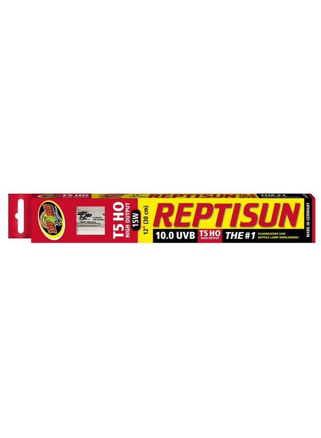 Zoo Med 26396 Reptisun 15W 10.0 T5-Ho Uvb Fluorescent Lamp, 12", White