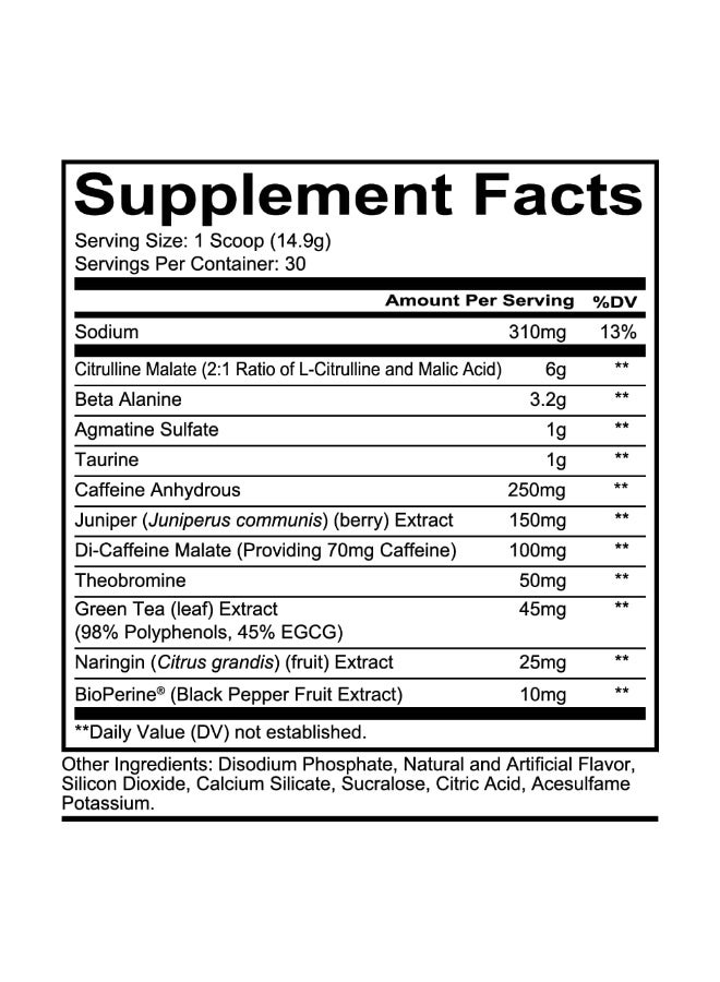 Redcon1 Total War Pre-workout 30 Serving Strawberry Mango - Image 2