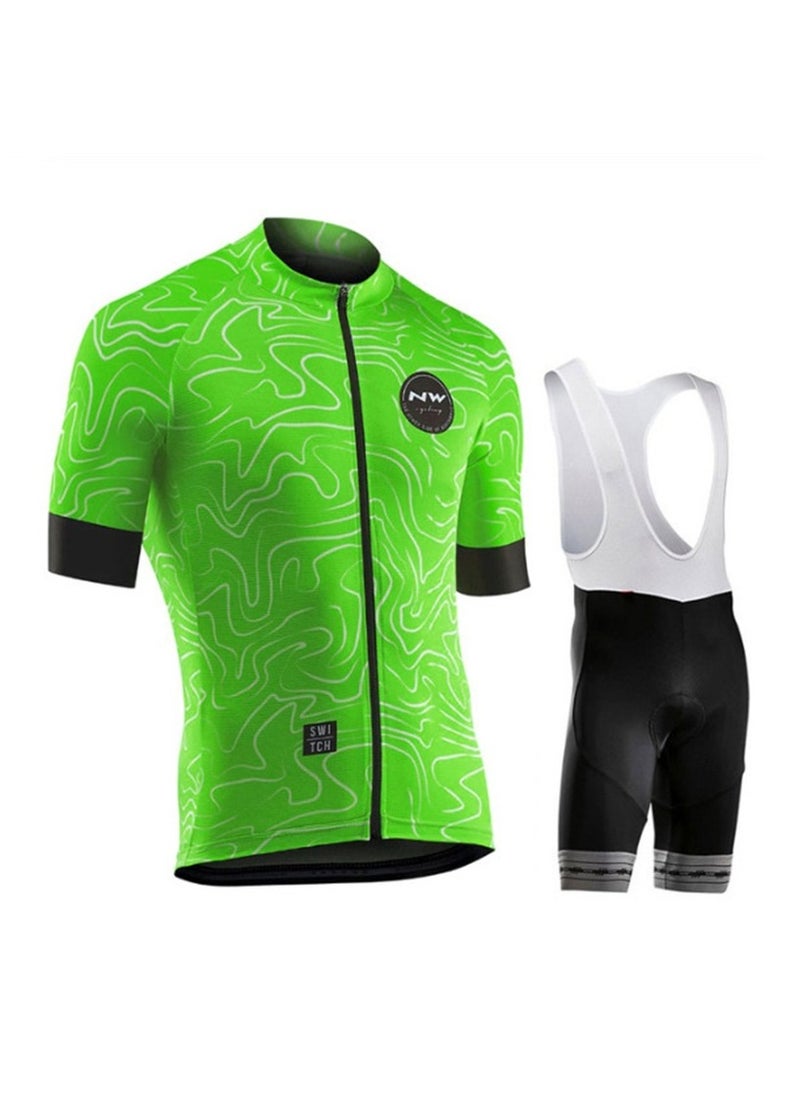 KUYING GR New Summer Outdoor Sunscreen Moisture Absorption Quick Drying Bicycle Women's Cycling Clothing Set  - Image 1