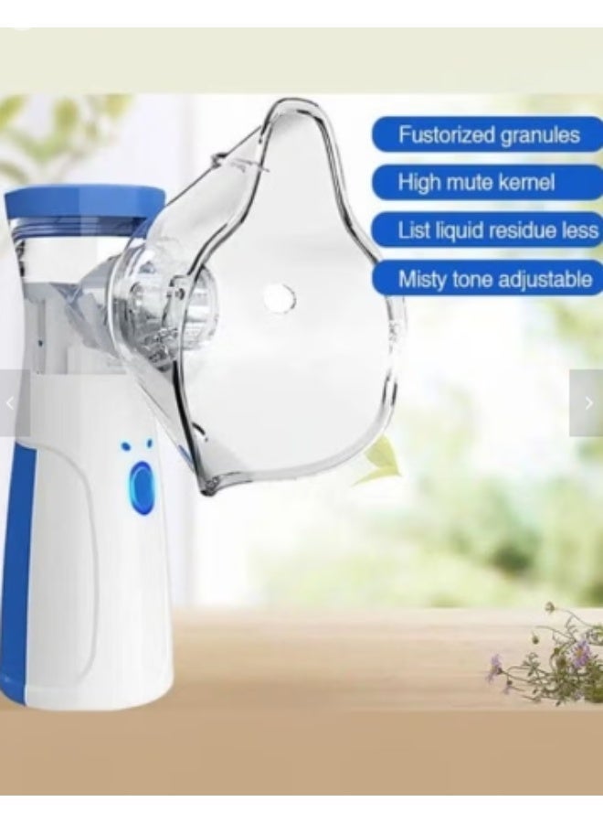 Portable Steam Inhaler – Handheld Nebulizer for Kids & Adults – High-Precision Mesh Mist Technology for Home & Travel