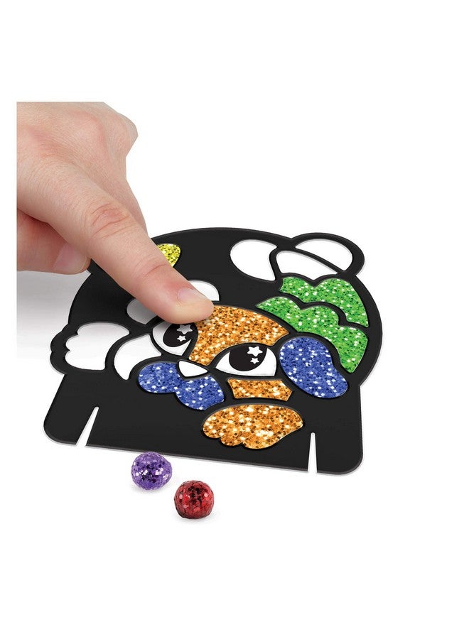 Crayola Glitter Dots Magical Mosaics for Kids - Less Mess Mosaic Kit - Image 3