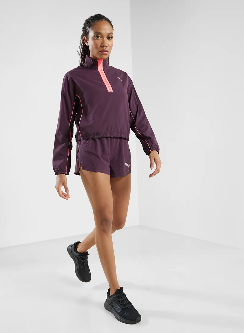PUMA Run For Her Half Zip Sweatshirt