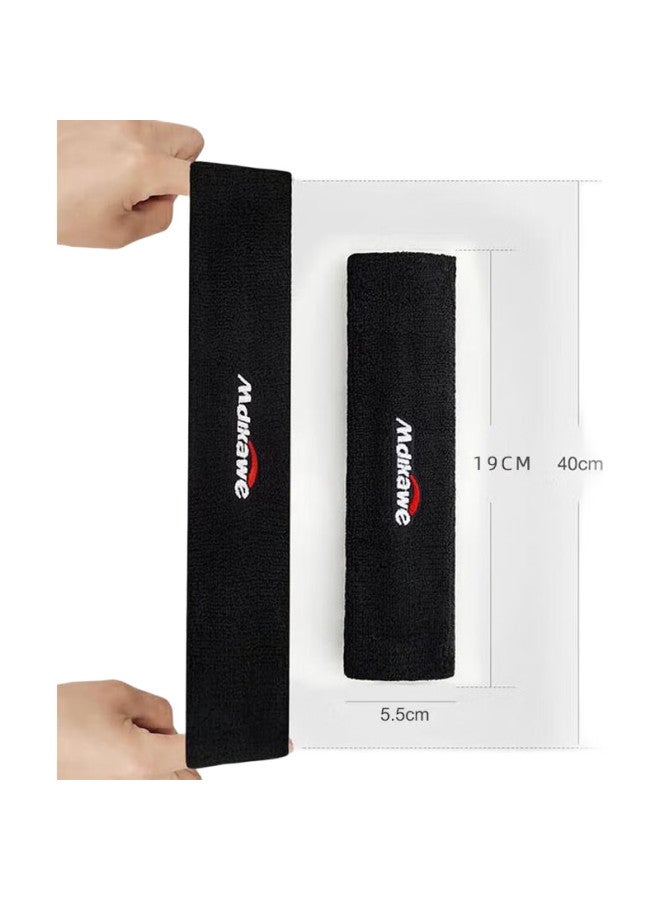 Mdikawe Sports Headband For Men And Women, Sweat-Absorbing Headband, Sweat-Stopping Band, Running Sweat-Guiding Band, Basketball Sweat-Proof Headband, Single Black Headband - Image 1