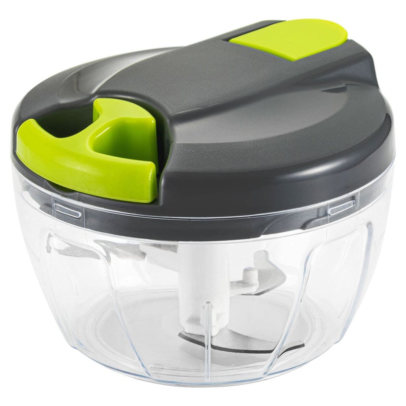 Sifenma Multi-Function Manual Food Chopper & Processors with Handle and Cover,Vegetable Chopper Shredder,Garlic Press,Suitable for Onions Garlic Peppers Carrots Gingers Fruits,Ideal Gift for Kitchen(Green) - Image 1