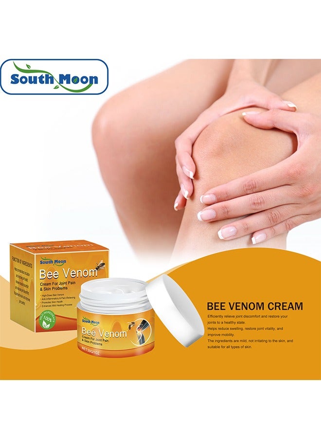 SOUTH MOON Natural Organic Bee Venom Joint Repair Cream，oint And Bone Therapy Cream Soothing Jjoint Cream Repairing Damaged Tendons Relieving Tension And Pain Correcting Deformities，Relieve Muscle And Joint Pain-30g  - Image 1