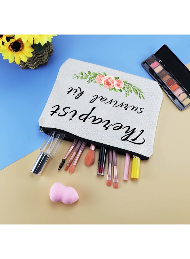 Mikela Therapist Gift Makeup Bag Psychology Gifts Therapist Appreciation Gift Cosmetic Travel Bag Birthday Graduation Gifts for Psychiatrist Therapists School Counselor Mental Health Therapists Makeup Pouch - Image 4