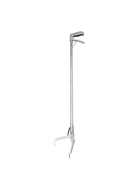 Pliers-Shaped Tool for Snakes and Waste Reptile Clamp Silver Size 120 Cm