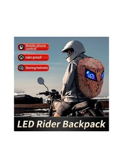 FIPKA Taysem LED Backpack Motorcycle Backpack Cool Laptop Backpacks for Men  - Image 3