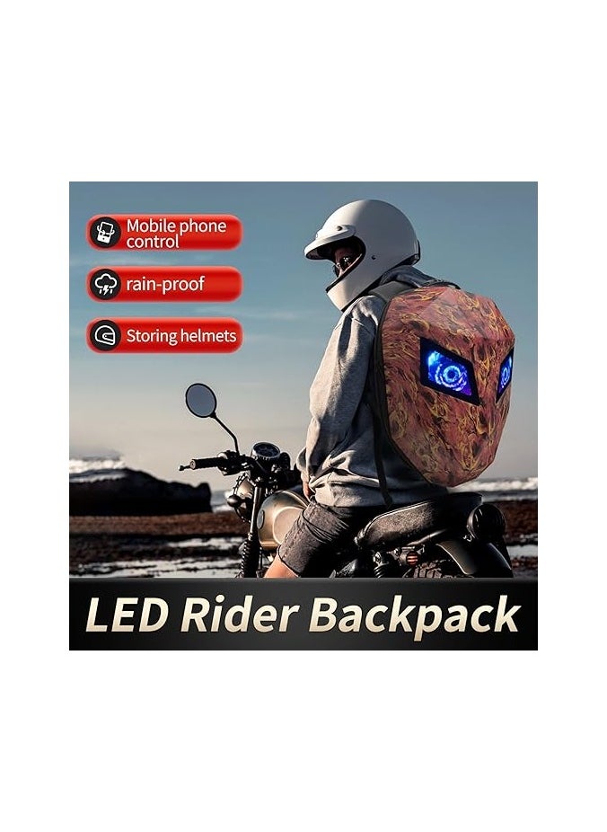 Taysem LED Backpack Motorcycle Backpack Cool Laptop Backpacks for Men