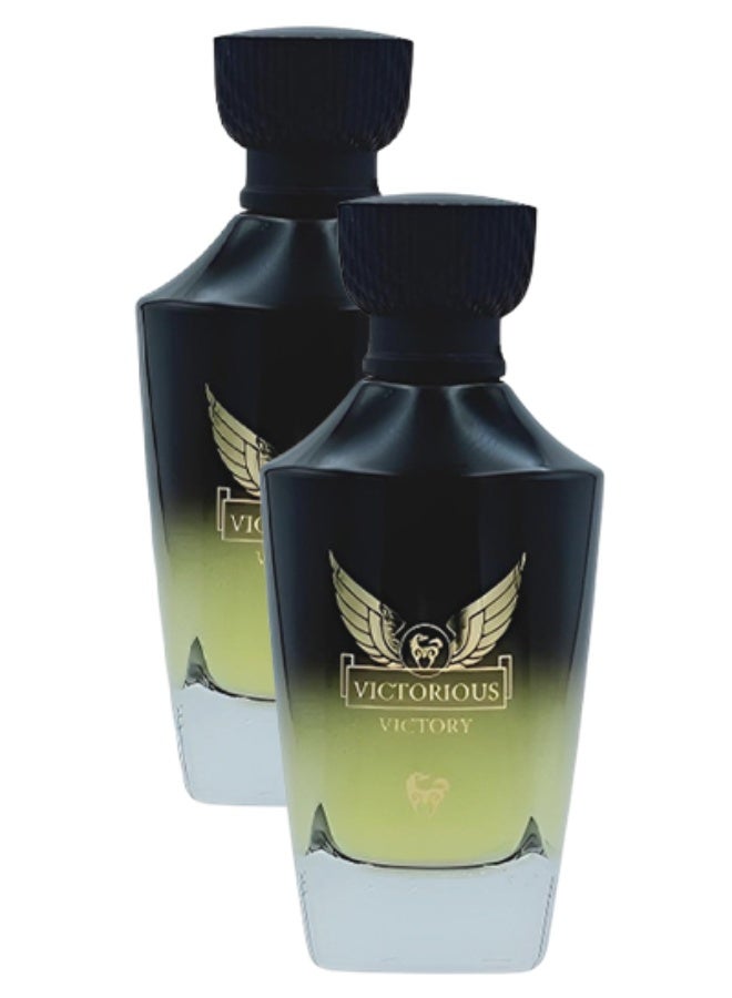 كيسم 2 قطع عطر فيكتوريوس للرجال 100 مل - Image 1