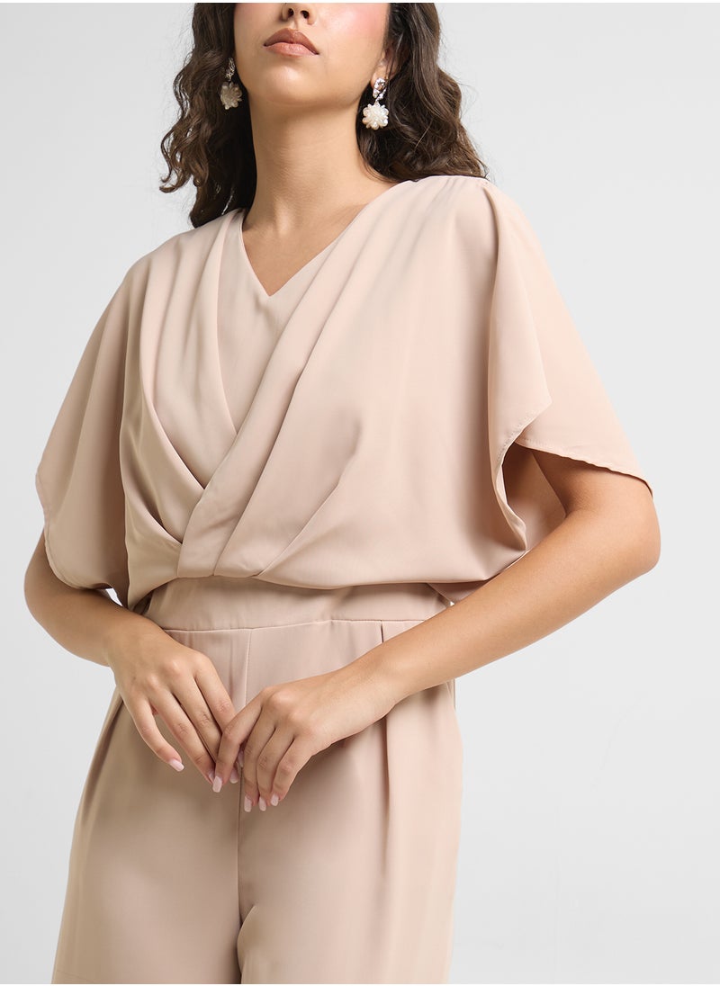 Ginger Cowl Neck Tailored Jumpsuit  - Image 3