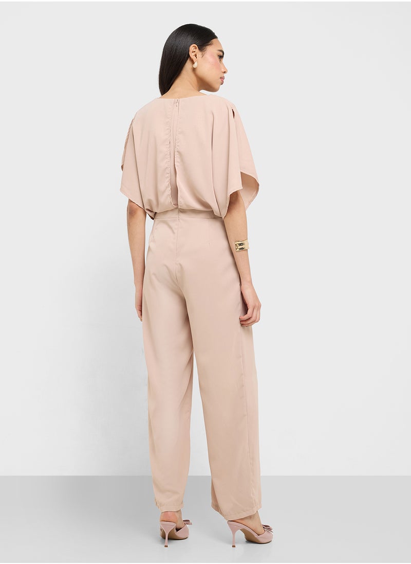Ginger Cowl Neck Tailored Jumpsuit  - Image 2