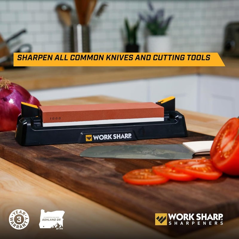 Work Sharp Benchtop Whetstone Knife Sharpener - For Knives & Edged Tools - Kitchen, Pocket, & Fillet - Image 5