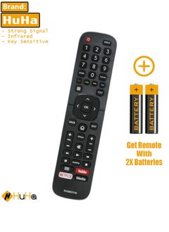 New EN2BB27H B Remote Control Replace for Hisense TV with Media Youtube Netflix H32A5600 H39AE5500 H32A5600UK H43A5600 H43AE6030 H50A6100 H55A6100 H43A6100 H43AE5500 H39A5600UK
