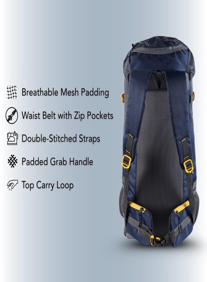 Impulse Rucksack bags 65 litres travel bag for men tourist bag travel backpack hiking trekking Bag camping Inverse with 1 year Warranty And Rain Cover - Image 5
