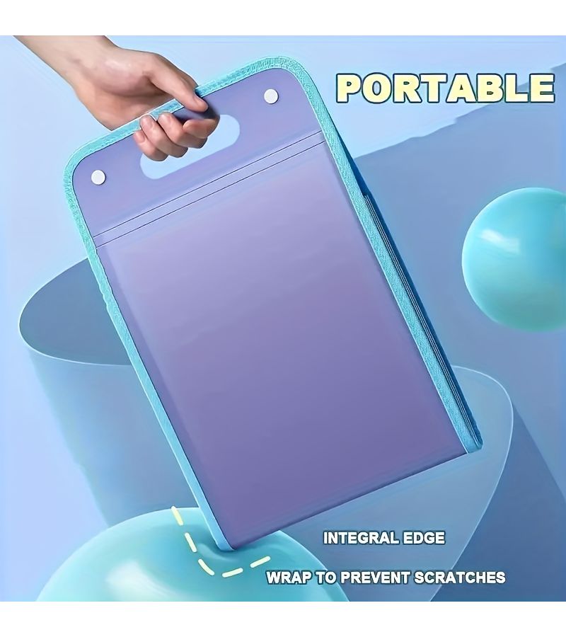 Sky Blue A4 Expanding File Folder With Handle 13 Pockets 360mm 240mm For Students Business Travel - Image 5