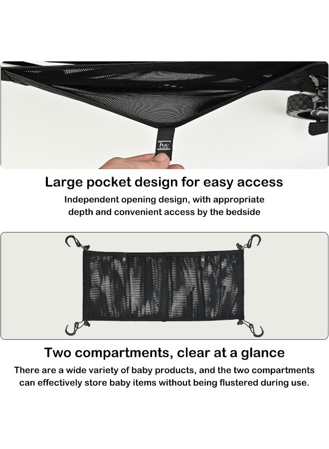 HX AURIZE Stroller Wagon Cargo Net and Organizer Wagon Accessories Compatible with WONDERFOLD All W-Series Models - Image 5