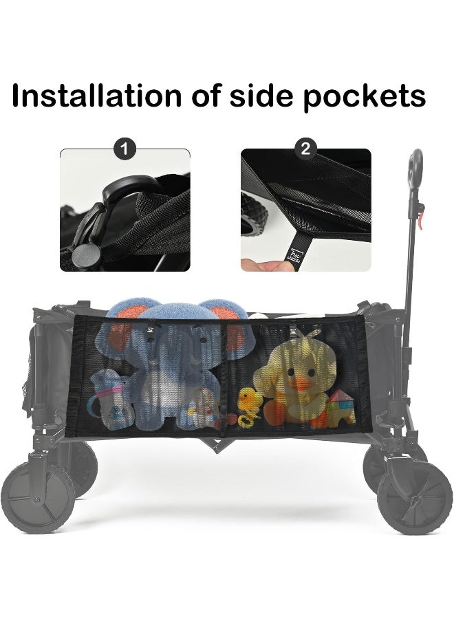 HX AURIZE Stroller Wagon Cargo Net and Organizer Wagon Accessories Compatible with WONDERFOLD All W-Series Models - Image 4