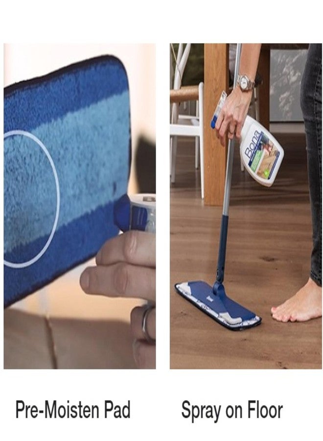 Bona Premium Microfiber Floor Mop | Wet & Dry Cleaning for Wood, Tile, Marble, Stone, Laminate, Vinyl & Granite Floors | Reusable Washable Pad | Easy Attach Mop for Home, Kitchen & Office Use - Image 4
