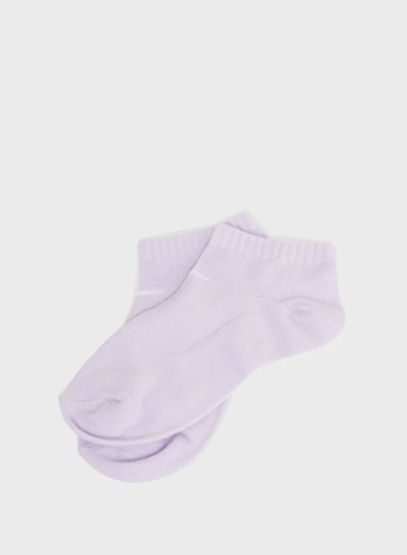 Nike Kids 6 Pack Metallic Swoosh Low Socks